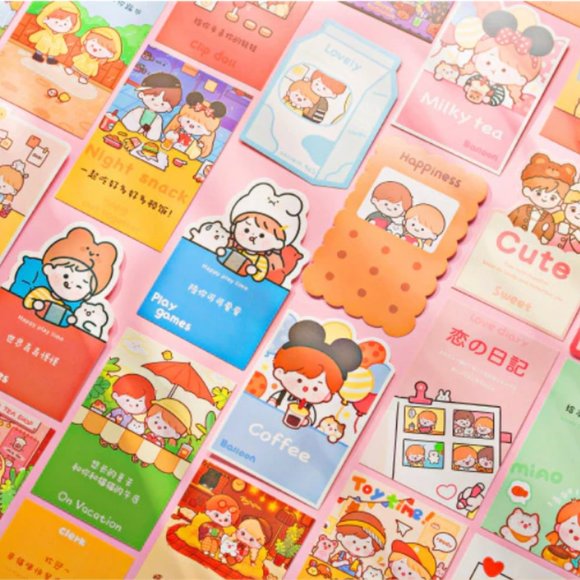 Lovely couple Slice Of Life Postcards - 5 pcs - Picture 4 of 9